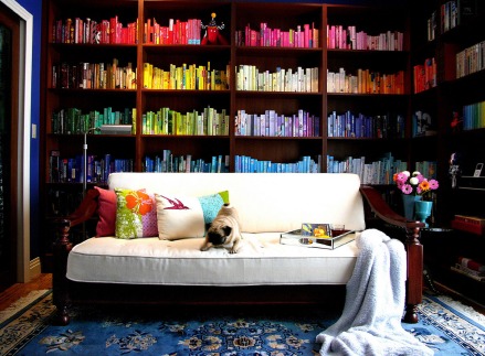 Bookshelf by Color